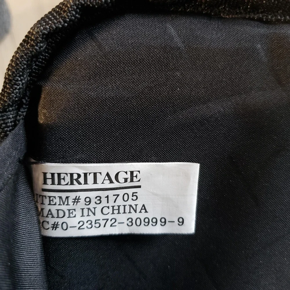 Samsonite Heritage Laptop Bag Travel Briefcase Black 15in Padded Strap 93170